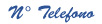 N° Telefono