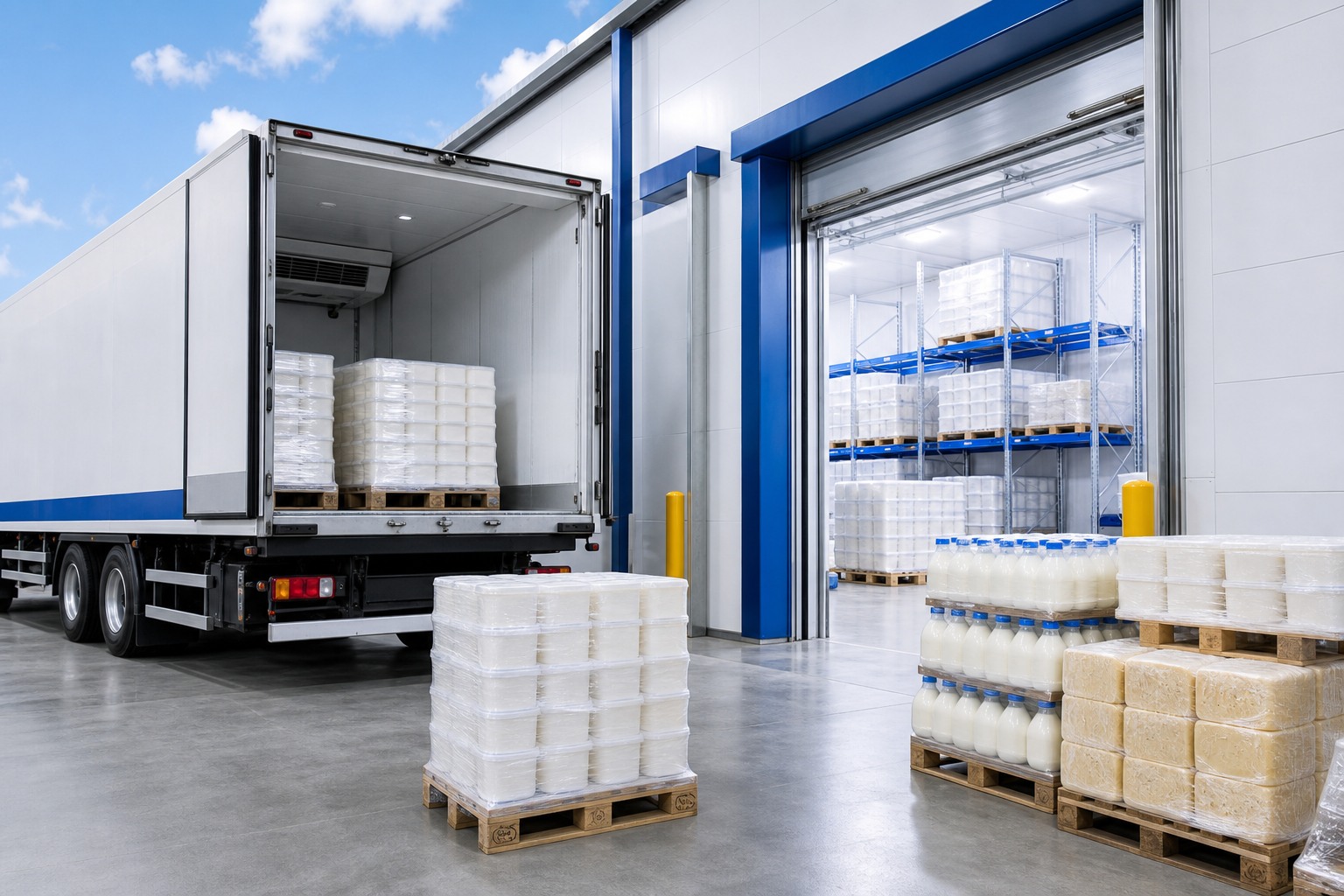Trading e logistica per forniture lattiero-casearie